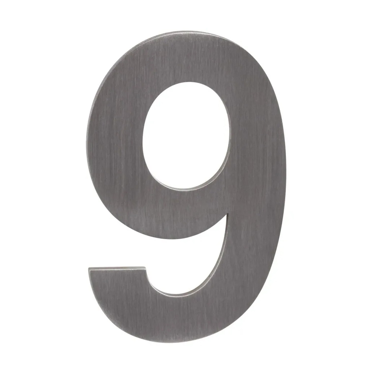 Walteco Domovní číslo "9" nerez samolepicí, 50 mm