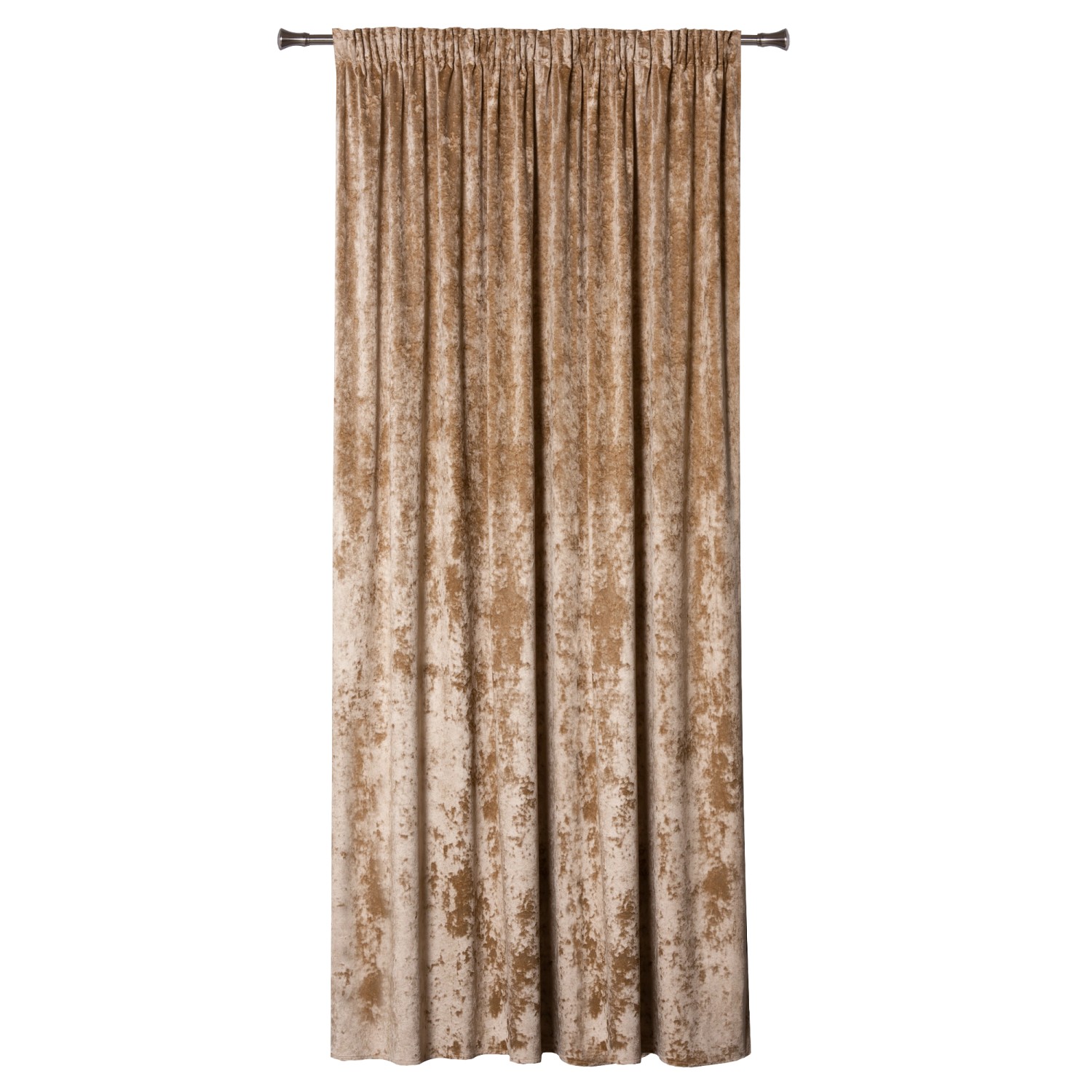 SPLENDID Závěs FROSTY s páskou, zlatá, 200 x 245 cm