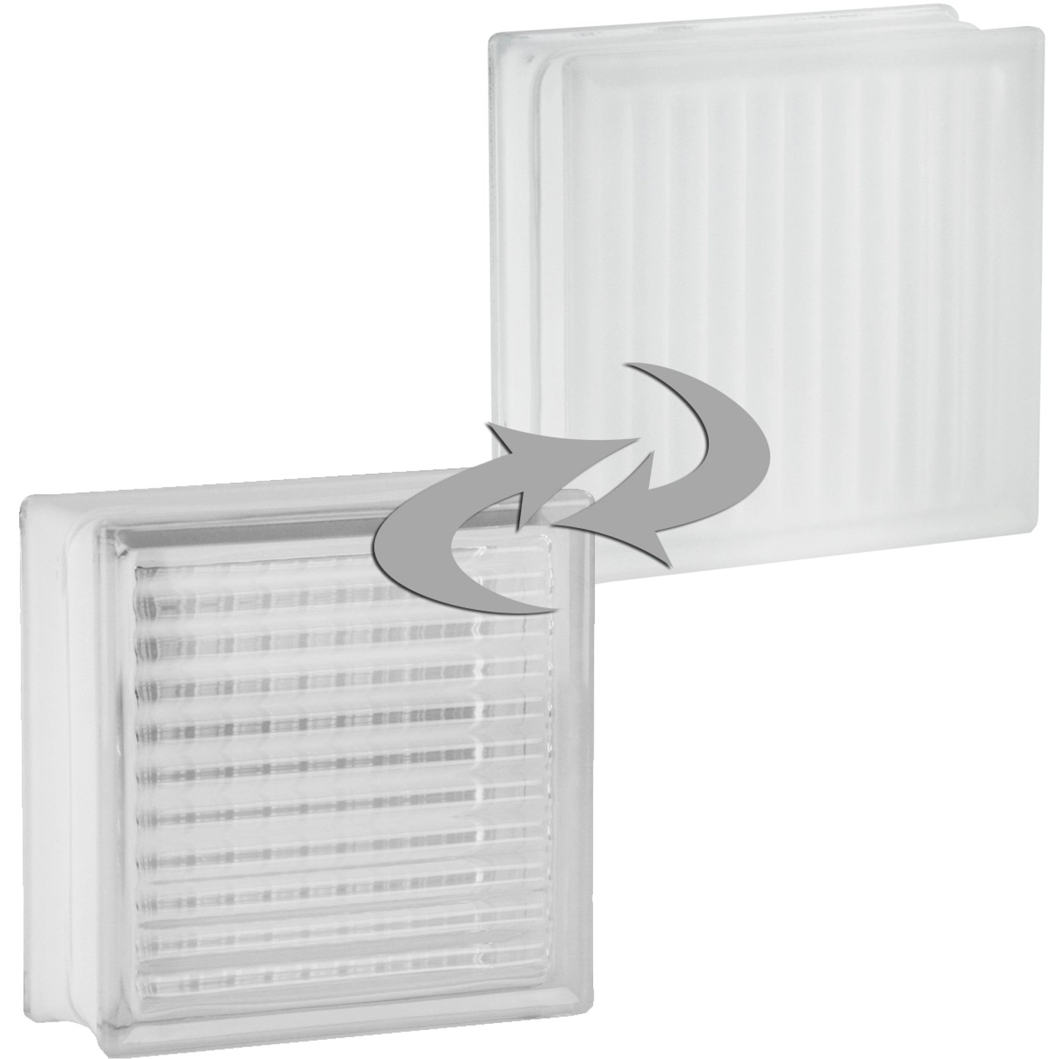 Fuchs Design Luxfera Crossed lesklá/mléčné sklo, bílá, 19 x 19 x 8 cm