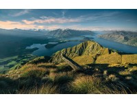 Komar Vliesová fototapeta Zelené horské hřebeny, 450 x 280 cm