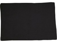 Koupelnová předložka z bavlny černá 70 x 45 cm