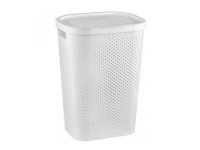 Curver Koš na prádlo Infinity 60 l, bílý, 437 x 602 x 351 mm