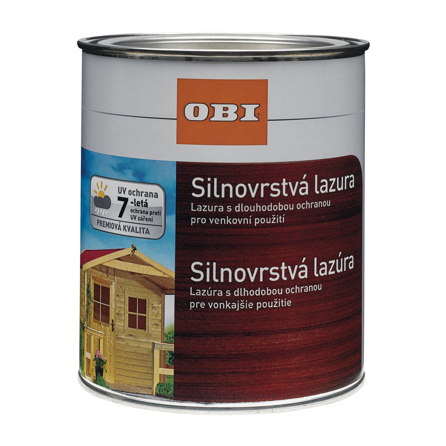 OBI Silnovrstvá lazura pro venkovní použití palisandr 375 ml