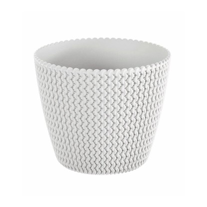 Prosperplast Květináč Splofy 15,7 cm, bílá