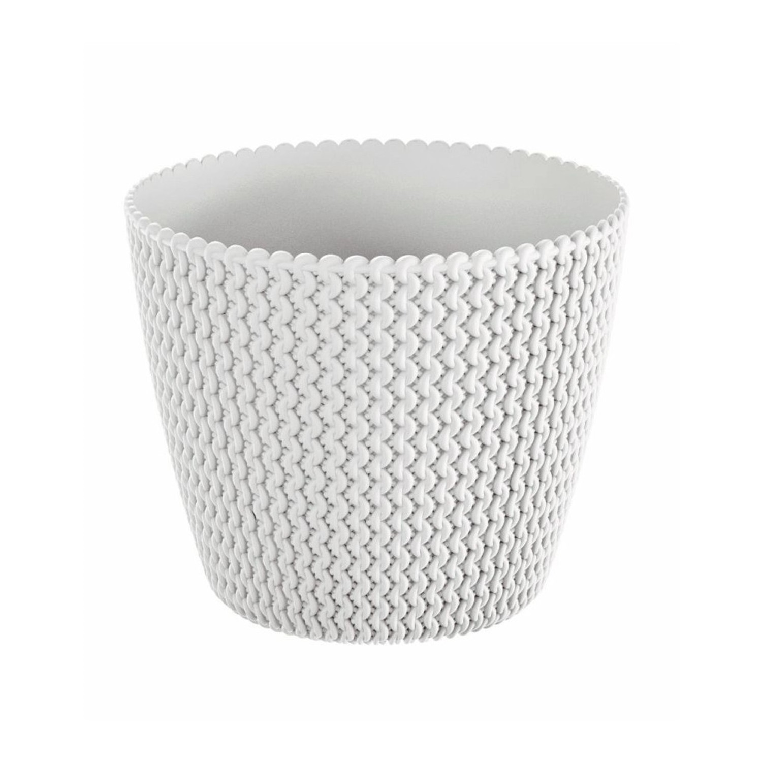 Prosperplast Květináč Splofy 15,7 cm, bílá