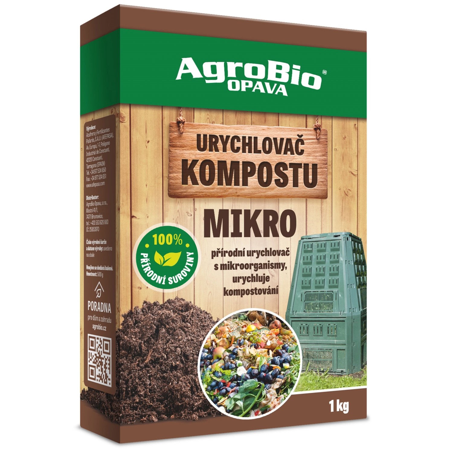 AgroBio Opava Urychlovač kompostu MIKRO, 1 kg