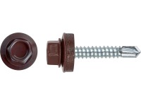 Farmářský vrut se šestihrannou hlavou SW8 pozink. hnědý 4,8x35 mm-na váhu