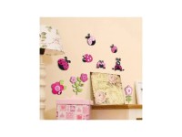 Crearreda Dětská samolepicí dekorace 3D, berušky, 1 arch, 30 x 30 cm Crearreda Dětská samolepicí dekorace 3D, berušky, 1 arch, 30 x 30 cm