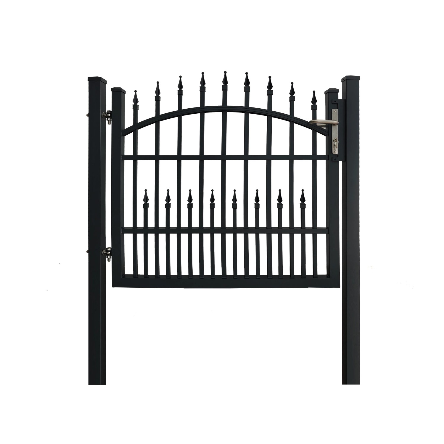 Floraworld Dekor. jednokřídlá branka Avignon k zabet. antracit 120 x 110 cm