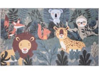 Dětský koberec Safari Adventure potisk zvířat, 80 x 140 cm Dětský koberec Safari Adventure potisk zvířat, 80 x 140 cm