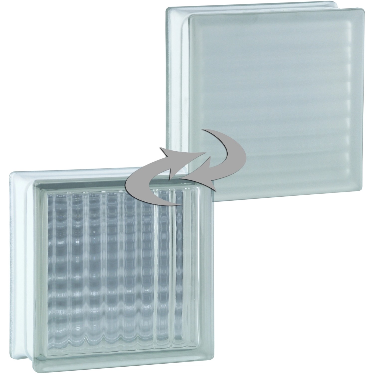 Fuchs Design Luxfera BM Cross Super White lesklá/mléčné sklo, 19 x 19 x 8 cm