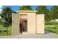 Weka Domek na nářadí Q 415, přírodní, 164,4 x 173,6 x 205,3 cm
