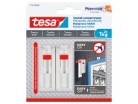 tesa Nastavitelný nalepovací hřebík na tapety a omítku 1 kg, 2 ks tesa Nastavitelný nalepovací hřebík na tapety a omítku 1 kg, 2 ks