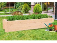Maone Dřevěný vyvýšený záhon DIRK 3, tl. 40 mm, 151 x 51 x 41 cm
