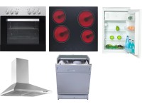 Flex-Well Sada kuchyňských spotřebičů 7 - ledn., trouba, varná d., diges., myčka