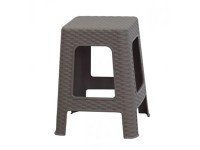 MEGA PLAST Taburet antracitový 35,5 x 35,5 x 45 cm