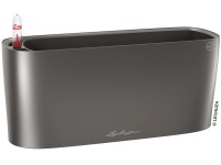 Lechuza Samozavlažovací truhlík DELTA 10 antracitová, 30 x 11 x 13 cm