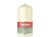 Bolsius Válcová svíčka Essentials, slonová kost Soft Pearl, pr. 5,8 x 12 cm