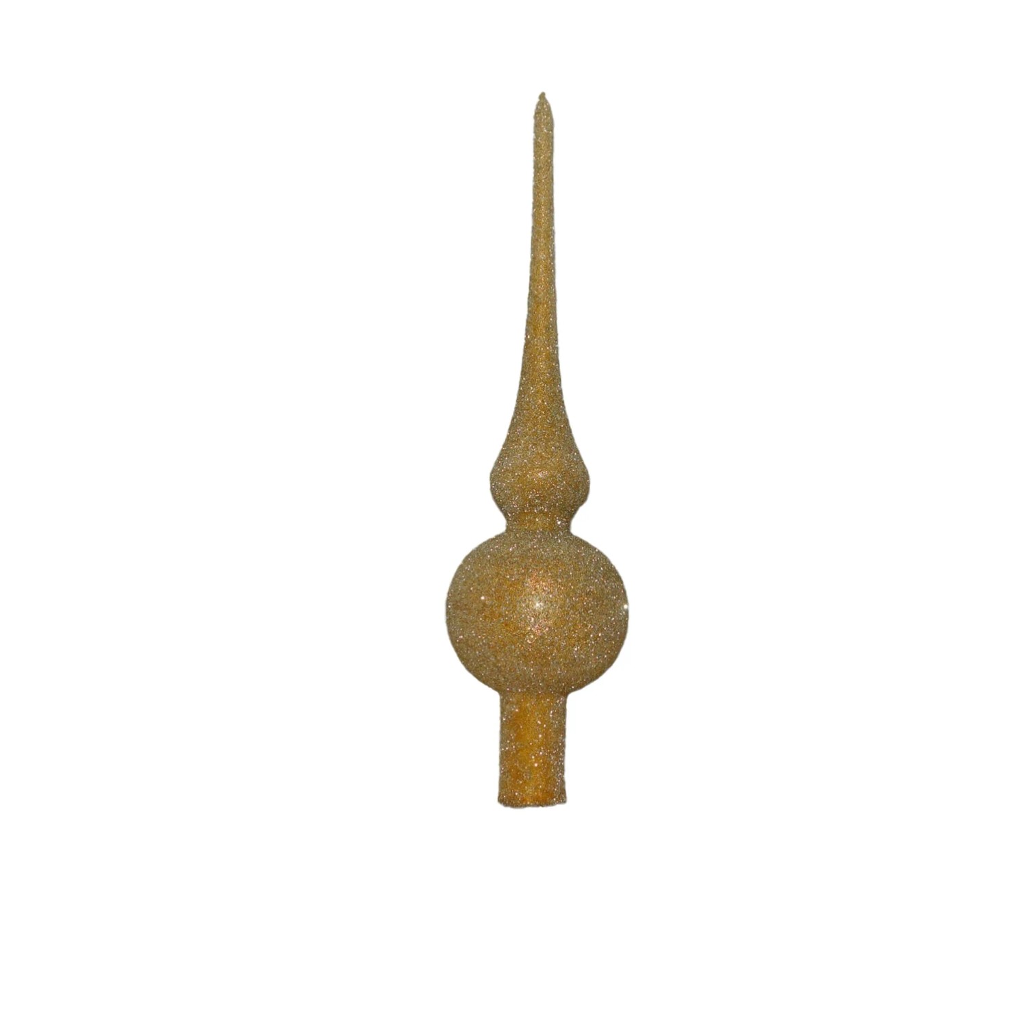 ORNEX Špice skleněná zlatá posyp 280 mm