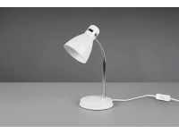 Reality Stolní lampa Harvey bílá, 1 x E27, 33 x 14,5 cm