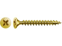 Spax Uni vrut zápust.hlava PZ/Z2 4CUT a plným závitem Yellox 4 x 16 mm 25 ks