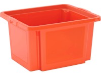 H stohovatelný box 23 l oranžový 23 x 42 x 35 cm