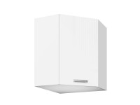 Black&White Style Horní rohová skříňka Nikki DN60 bílá, 72 x 58,6 x 58,6 cm