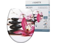 WELLYNESS WC sedátko z duroplastu se systémem jemného dovírání a rychlého uvolně