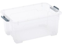 OBI Univerzální úložný box Cadiz XS transparentní, 18 x 38 x 26,5 cm