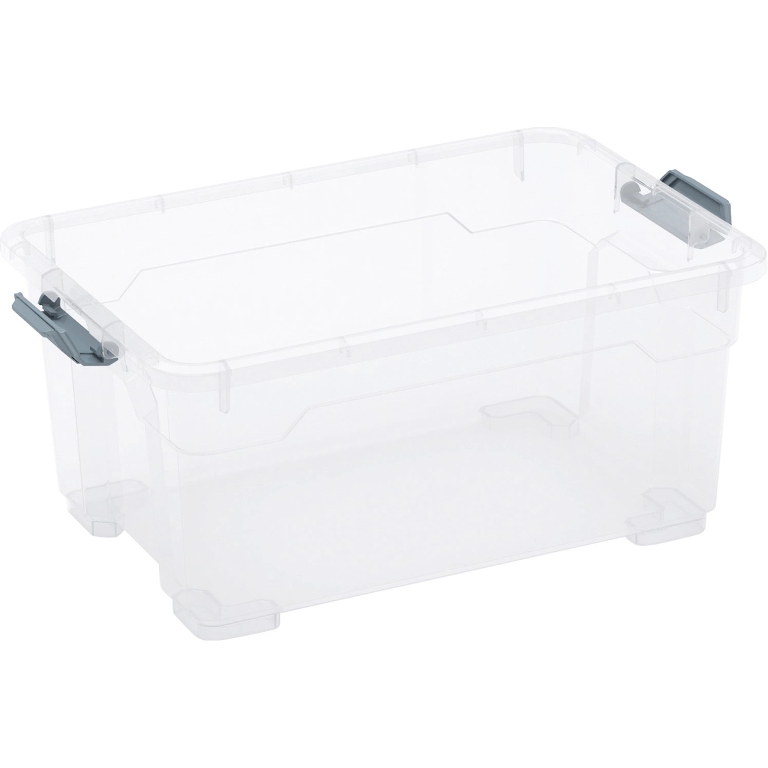 OBI Univerzální úložný box Cadiz XS transparentní, 18 x 38 x 26,5 cm