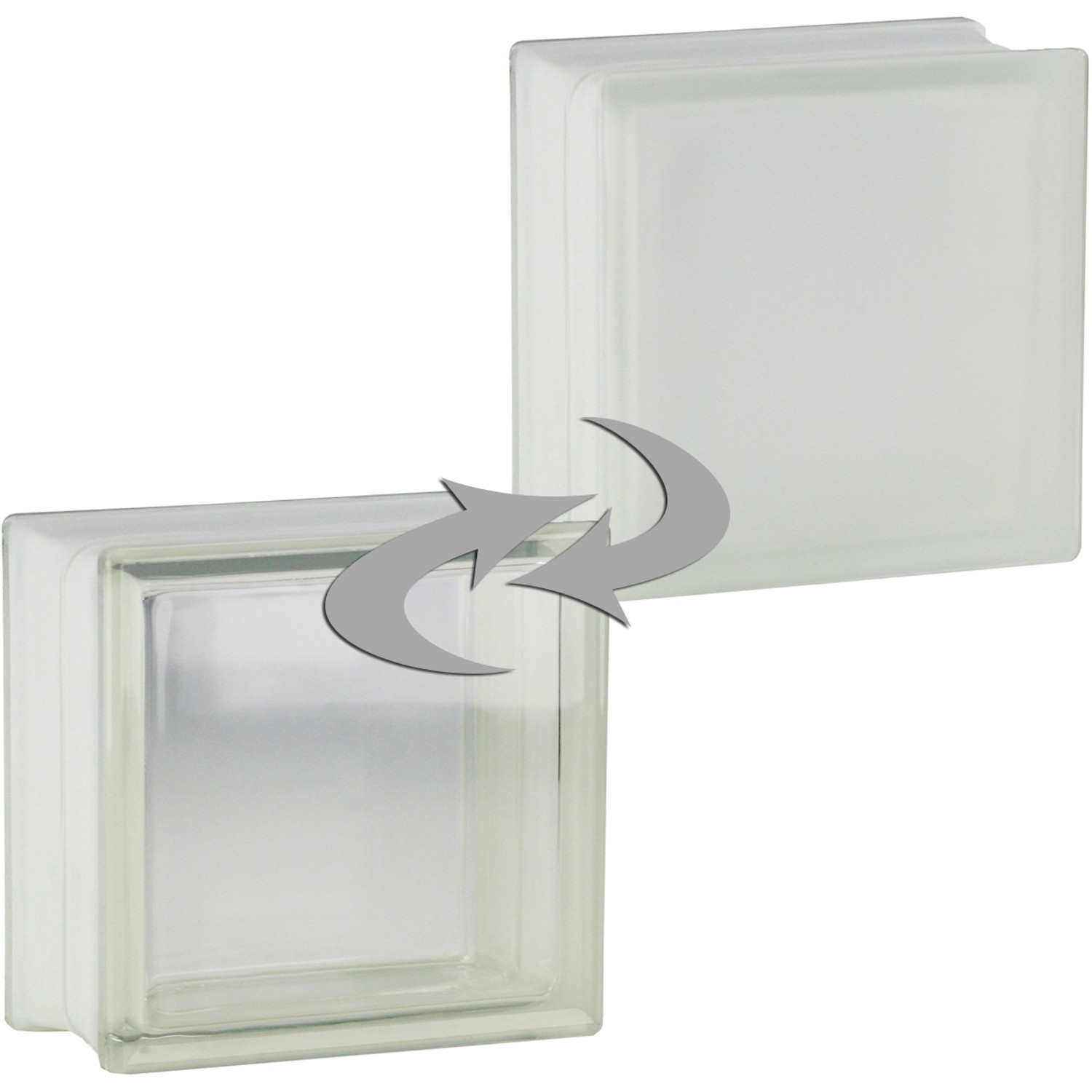 Fuchs Design Luxfera Clear View lesklá/mléčné sklo, bílá, 19 x 19 x 10 cm