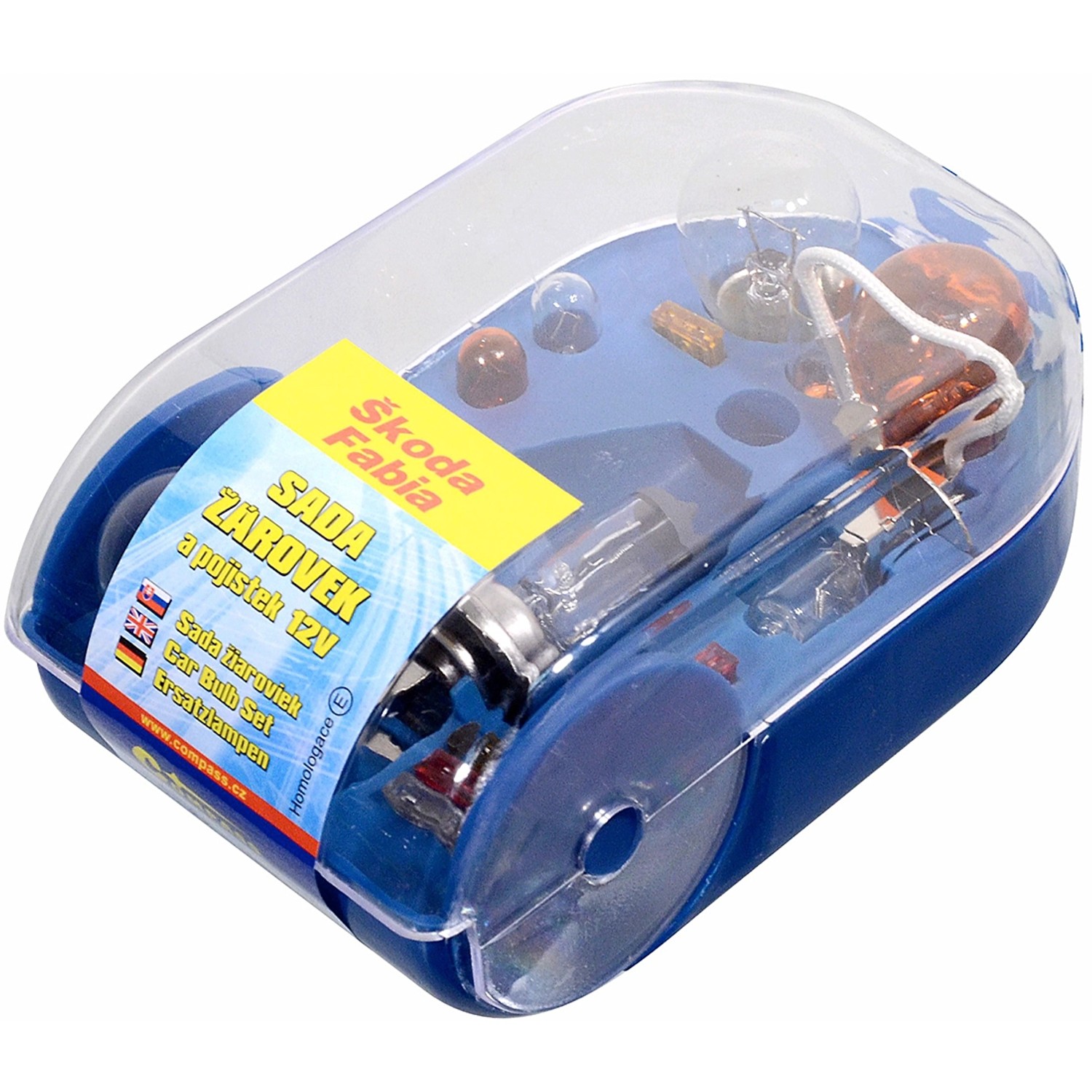 Compass Autožárovky 12 V servisní box Fabia I