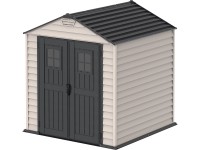 Duramax Plastový domek na nářadí StoreMax, antracitová, 211 x 211 cm