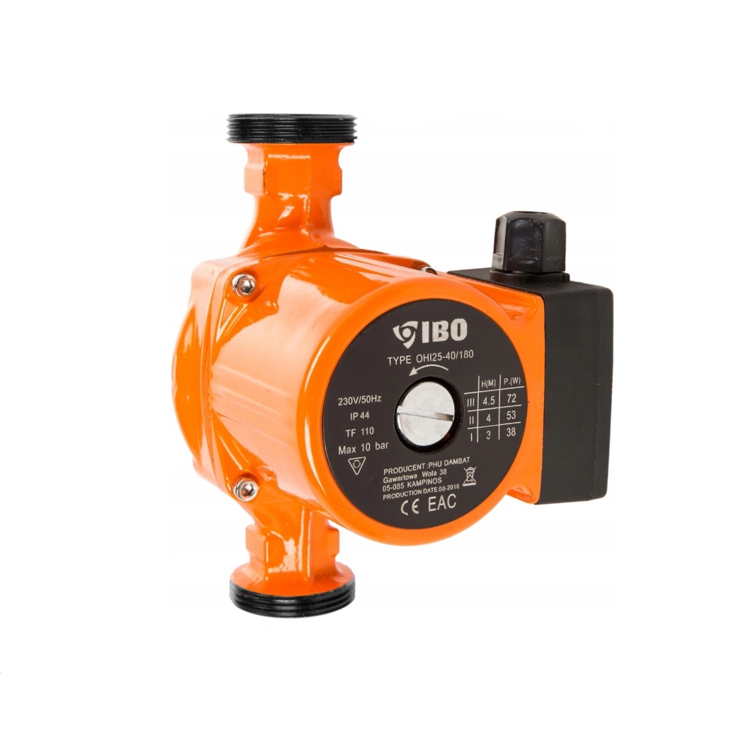 Oběhové čerpadlo OHI 25/40, 180 mm