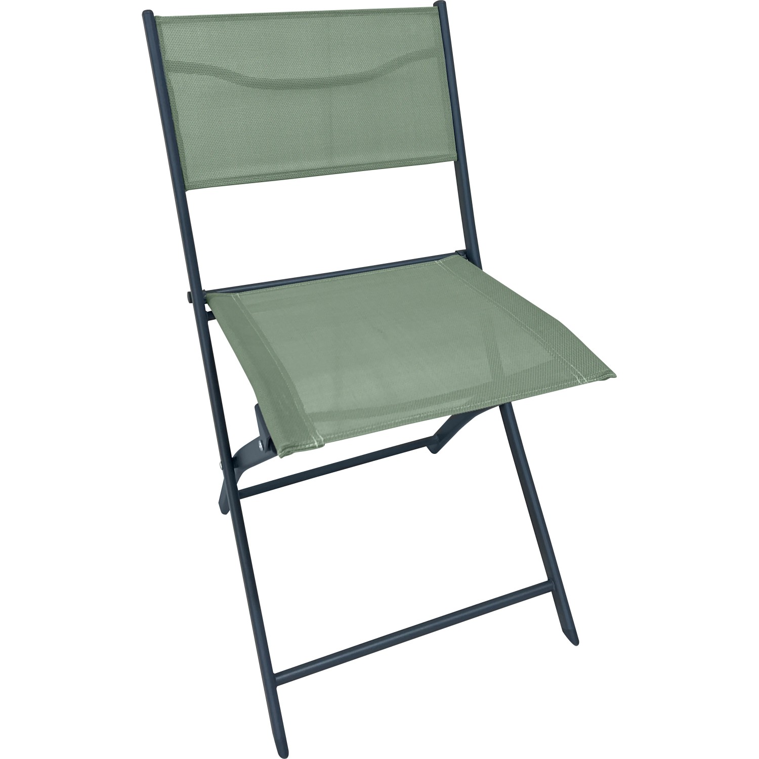 OBI Skládací židle Toconao antracitová/zelená 81 x 45 x 51 cm