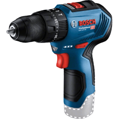 Modrá akumulátorová vrtačka Bosch, model GSB 12V-30 Professional.