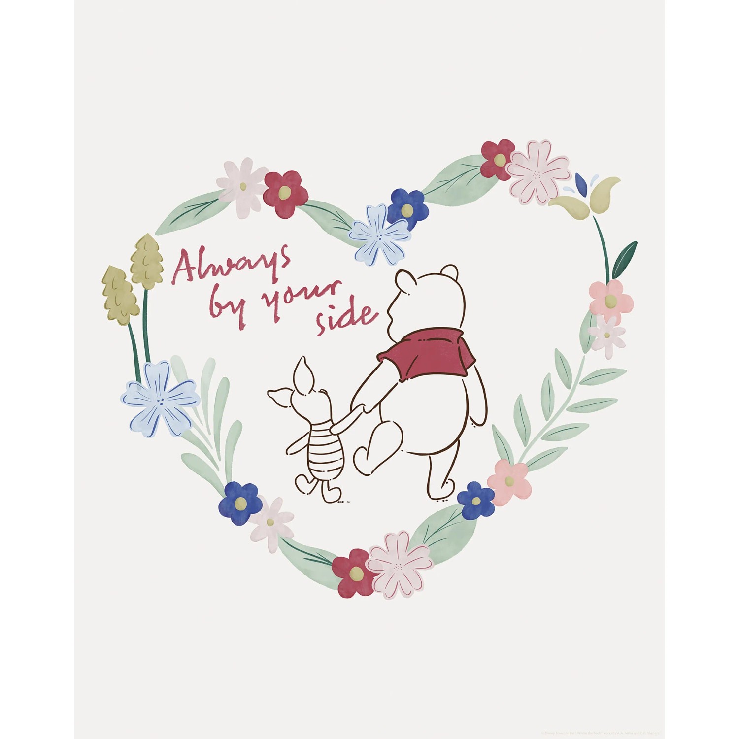 Komar Plakát Disney Winnie the Pooh Always by Your Side 40 x 50 cm