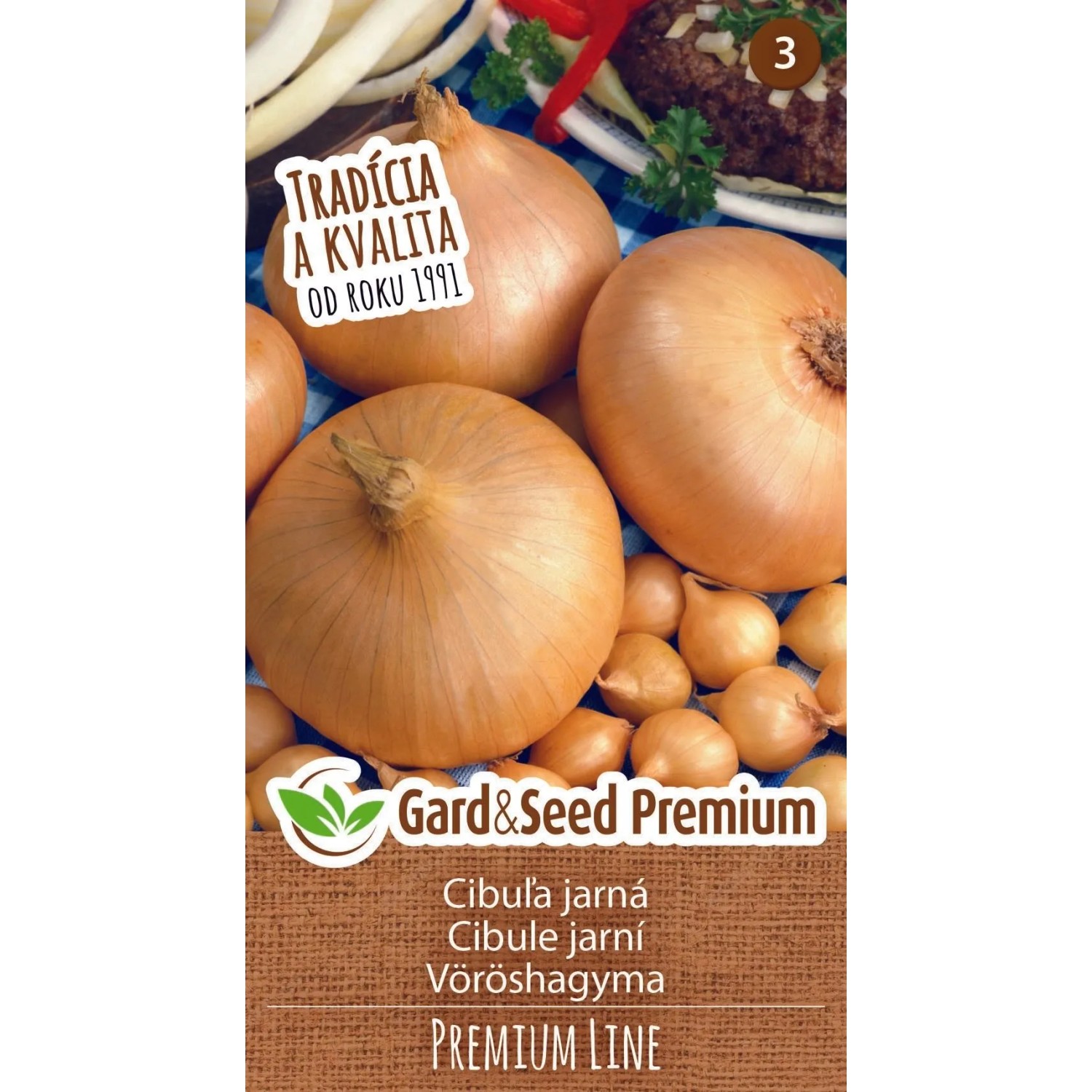 GardenSeed Premium Semínka Cibule jarní Stuttgartská Premium
