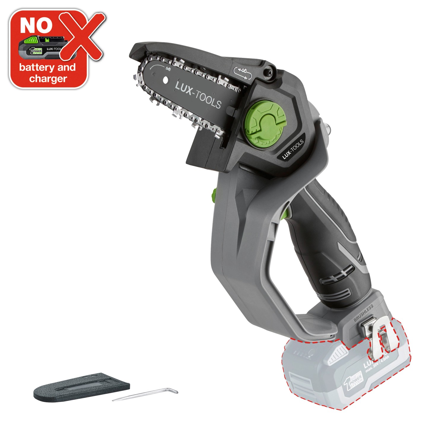 LUX-TOOLS 1 PowerSystem Aku prořezávací pila A-EAS-20/154 Solo