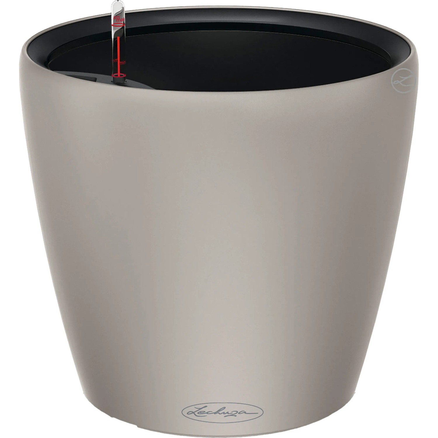 Lechuza Samozavlažovací květináč CLASSICO Color LS 28 pís.hnědá pr. 28 x 26 cm