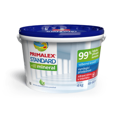 PRIMALEX Vnitřní malířský nátěr Standard bílý 4 kg
