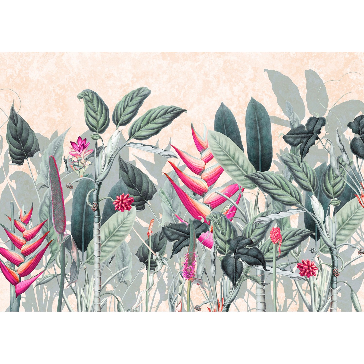 Komar Vliesová fototapeta Soft Jungle 350 x 250 cm