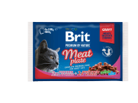 Brit Kapsička pro kočky Premium Cat Pouches Meat Plate 400 g (4x100 g) Brit Kapsička pro kočky Premium Cat Pouches Meat Plate 400 g (4x100 g)