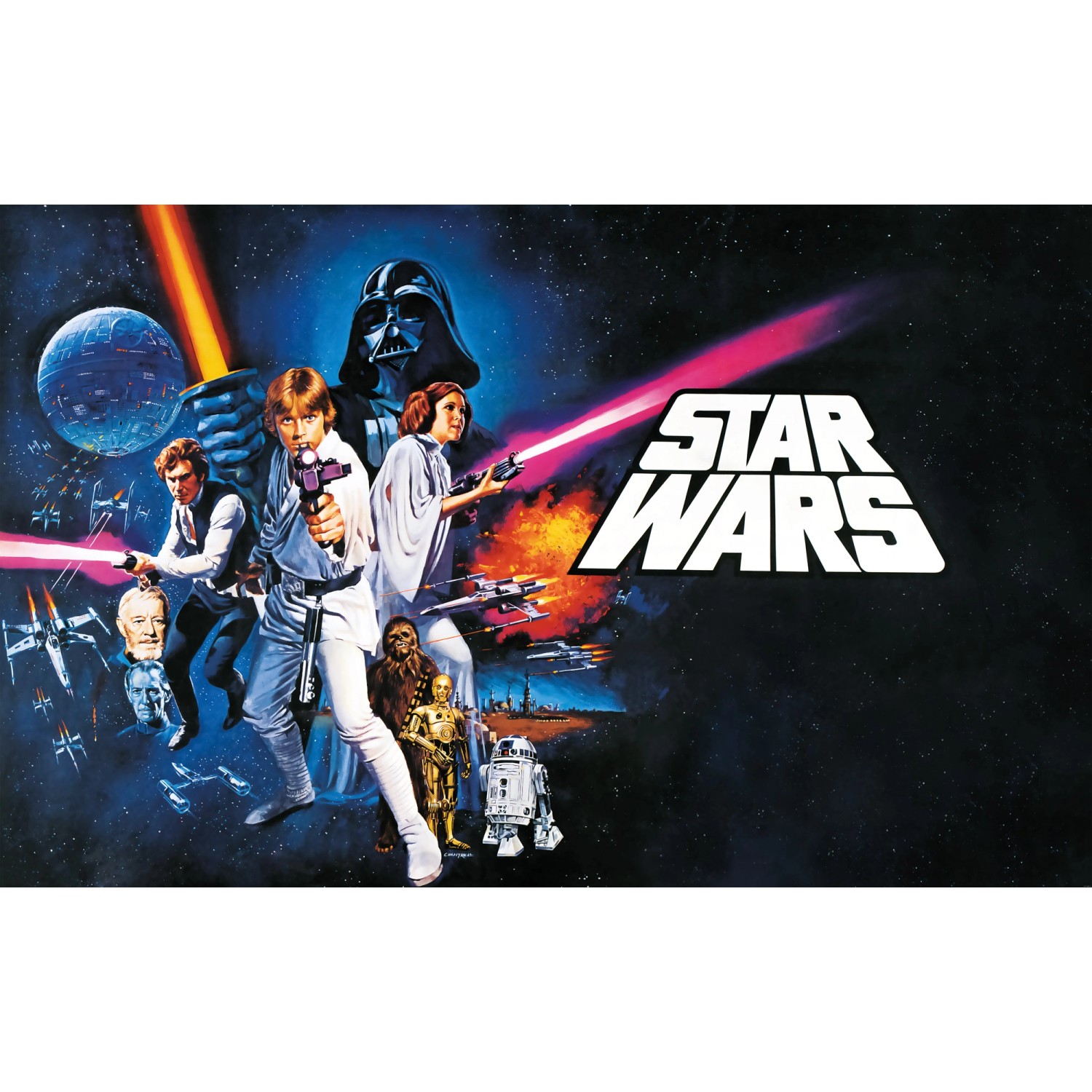Komar Vliesová fototapeta Star Wars Poster Classic 400 x 250 cm