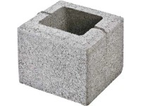 Semmelrock Plotový systém Rivago poloviční kámen, šedá, 20 x 20 x 16 cm Semmelrock Plotový systém Rivago poloviční kámen, šedá, 20 x 20 x 16 cm