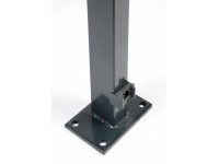 Floraworld Plotový sloupek s navařenou patkou antracit 6 x 4 x 69 cm