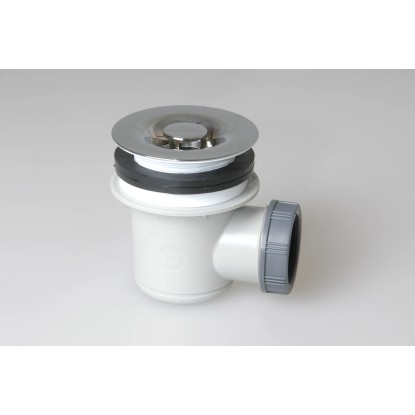 Rychloodtokový sifon pro sprchové vaničky Tourbilon chrom