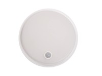 EURAKLES LED svítidlo s pohyb.senz. DARJA CCT 18W 2000lm IP65 bílá, pr. 21x5,3cm