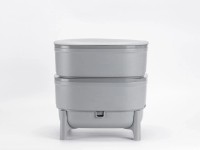 Plastia Vermikompostér Plastia, šedá, 38 x 38 x 38 cm Plastia Vermikompostér Plastia, šedá, 38 x 38 x 38 cm