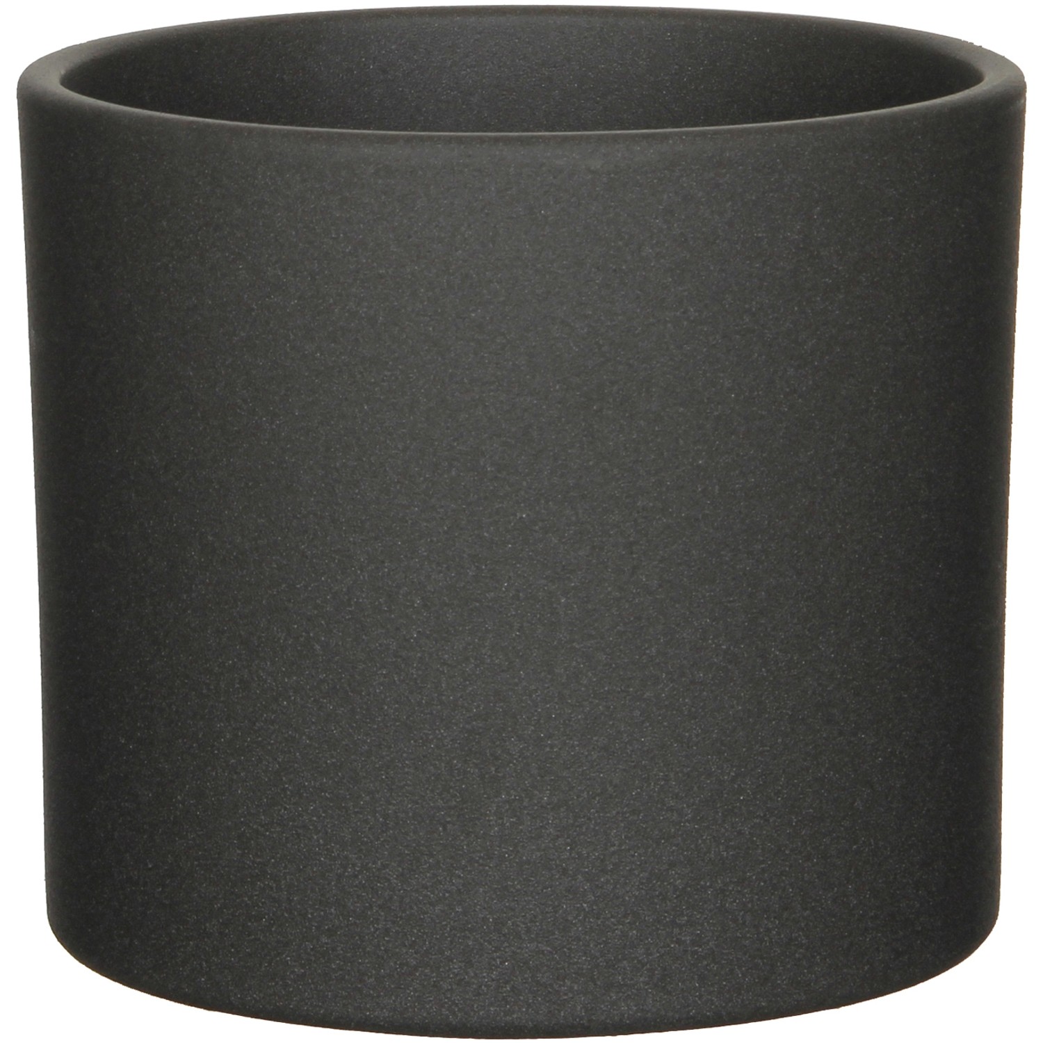 Mica Decorations Obal na květináč Era tmavě šedý matný, pr. 17,5 x 14,5 cm